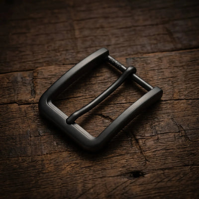 Fibbia per cintura 35 mm – gun metal spazzolato – CraftPoint