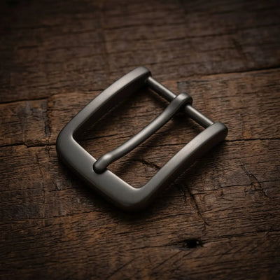 Fibbia per cintura 40 mm – gun metal spazzolato – CraftPoint