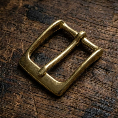 Fibbia in ottone per cintura 40mm