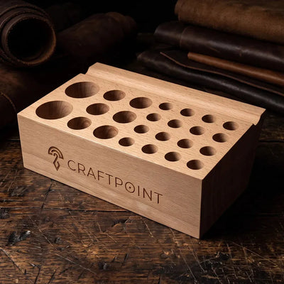 Organizer per attrezzi per pelle CraftPoint - 24 fori – CraftPoint