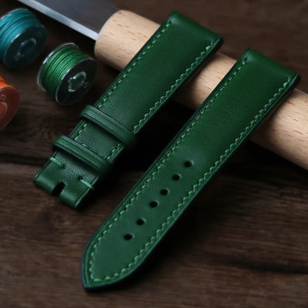 Skóra bydlęca licowa garbowana roślinnie 1.2 mm - Verde – CraftPoint