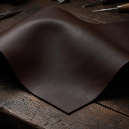 Pelle Nappa naturale - 1,2 mm - conciata al cromo - marrone scuro – CraftPoint