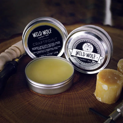 Wild Wolf Leather Wax - Cera naturale per pelle - 50 ml – CraftPoint
